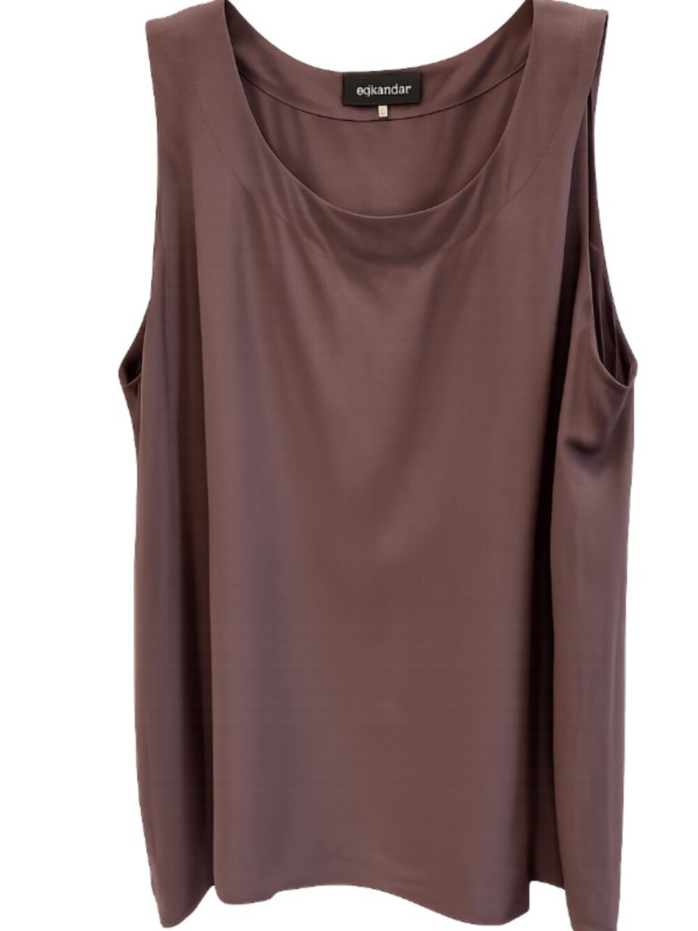 Eskandar Women's 100% Silk Brown Top - Excellent Condition